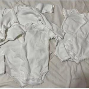 White Cotton Bodysuit One Piece